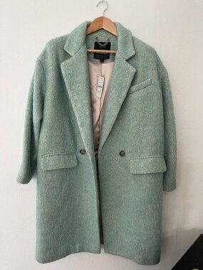 NEW - J.Crew Relaxed Topcoat in Italian Brushed Wool